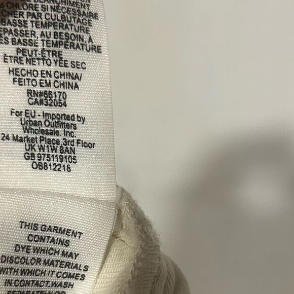 Revolve Free People Great Heights Distressed Fringe Hem White Ivory Skinny Jeans - Picture 7 of 8